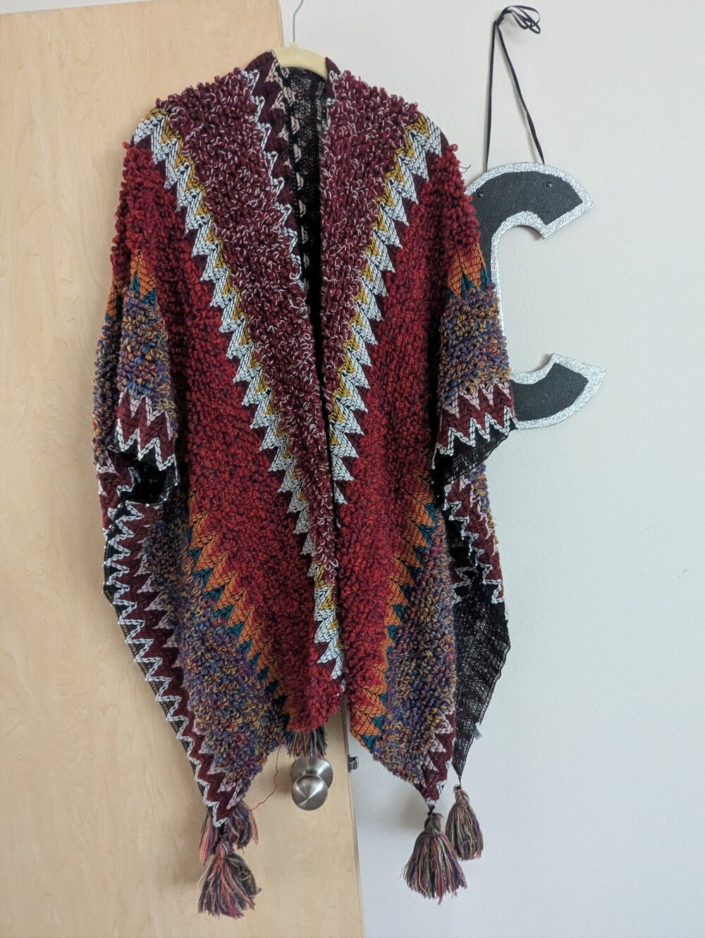Desert Dreams Crochet Tassled Ruana